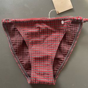 Valentino Sand Bikini Botton/size 42/red plaid